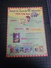 Junie B Books Print Ad 2004 8x11 Great To Frame