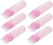 Ipetboom Hair Coloring Brush Scale Pcs Applicator Bottle Hair Dye Root Applicator for Even Application Pink