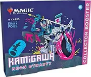Magic The Gathering Kamigawa: Neon Dynasty Collector Booster | 15 Magic Cards