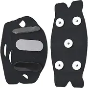 Shoe Spikes for Snow and Ice | Gripper Spikes 5-Claw Non Slip Shoe Covers | Ice Spikes Crampons Shoe Spikes Traction Cleats for Daily Walking, Women, Men, Elderly