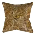Ochre Corduroy Pebblestone Cushion