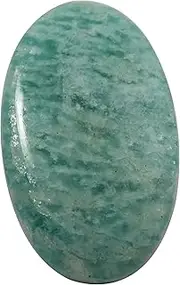 [Goyal Exports] Amazonite Oval Cabochon Natural Loose Gemstone 40.55cts QC11, Loose Gemstone, Amazonite
