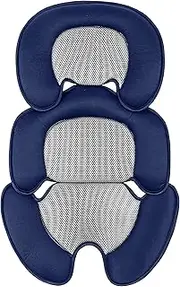 [Kinoy] Newborn Baby Support Cushion Infant Insert 3D Mesh Breathable Liner Compatible with Stroller, Car seat, High Chair Etc (Blue)