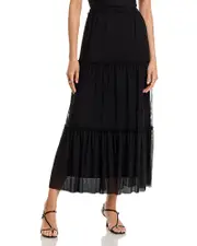 Aqua Mesh Maxi Skirt - Exclusive