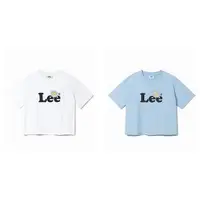 在飛比找蝦皮商城精選優惠-LEE 圖案露臍T恤女士短袖T恤 韓國代購