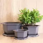 Container Filter Water Planter Plant Pot Hexagon Flower Pots Succulent Box
