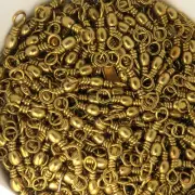 SWIVELS GAME - LARGE BARREL | 30 GAME FISHING SWIVELS | 37MM BRASS | SIZE 3/0