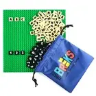 Alphabriks W/ Baseplate, Green 2x2 briks, 200 Piece