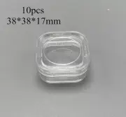 10*Dental Denture Hinged Display Box Film Membrane Storage Case Small 38*38*17mm