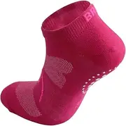 Unisex Adult Breathable Compression Sock for Pilates, Fuchsia, Large