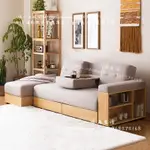 <暖居生活>北歐日式沙發可變床兩用可折疊多功能小戶型雙人沙發帶收納網紅款