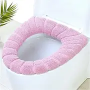 YGMEDQVK(小さな店) 2pcs Toilet Seat Cover Closestool Mat Toilet Seat Bathroom Accessorie Case Washable Comfortable Pads Toilet seat(Pink)