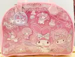 【震撼精品百貨】MY MELODY 美樂蒂 三麗鷗美樂蒂拉鍊手提包/透明防水包-甜點粉#07534 震撼日式精品百貨