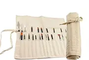 Paint Brush Holder Roll Up Brush Bag 30 Pocket Case Storage Pouch Make up Brush Case