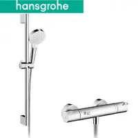 在飛比找蝦皮商城優惠-hansgrohe Crometta 淋浴龍頭附滑桿組 27