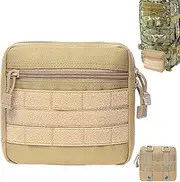 Outdoor Camping Tool Bag,Urgent Waterproof Tool Organizer Bag - Reflective Two-Way Zipper Design Storage, Hiking, Outdoor Activities Pouch for Men & Women