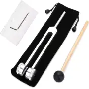 10X(128 Hz Tuning Fork Weighted Bio-Acoustic Tuning Fork for Therapy 128 Hz3064