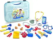 Learning Resources Pretend & Play Doctor Kit, Doctor Kit for Kids, Medical Toy, 19 Pieces, Blue, Ages 3+