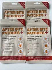 4 x Skin Control After Bite Mozzie Patches+ Stops Itch Scratch 24 Pack