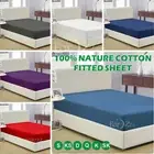 Egyptian Cotton 1200TC Deep Fitted Bottom Sheet Super King Single Double Queen