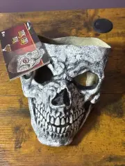 Skull Skeleton Head Latex Mask Grey Skull Ghoulish Productions Halloween