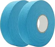 Hockey Tape 2 Roll 1in x 82ft Highly Sticky Sky Blue Hockey Stick Tape Non-Slip Waterproof Imitation Cotton Hockey Grip Tape for Training & Competition Hockey Tape