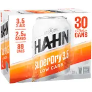 Hahn Super Dry 3.5 Block Can 375mL