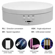 Photography Show Holder Stand Electric Turntable Display Rotating 360o