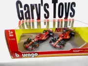 Burago SF-24 Formula One 2-car Set 1/43 -Charles LeClerc / Carlos Sainz