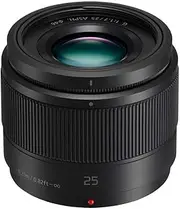 PANASONIC LUMIX G Lens, 25MM, F1.7 ASPH., MIRRORLESS Micro Four Thirds, H-H025K (USA Black)