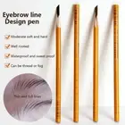 1Pc Microblading Long Lasting Black Eyebrow Pencil Shadows Cosmetics Tint BH