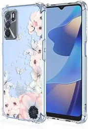 [ATISIJIE] Silicone Case for Oppo A16 /A16S /A54S with Cute Colorful Painting Pattern Transparent Protective Case Ultra Thin Shockproof Buffering for Girls A48