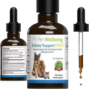 Pet Wellbeing Kidney Support Gold for Cats - Vet-Formulated - Supports Healthy
