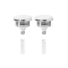 65W LED Photographic Lighting Bulbs E27 Base Lamp with Remote Control Dimmable D