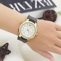 在飛比找Yahoo奇摩購物中心優惠-MICHAEL KORS 經典MK三眼矽膠錶帶手錶 42mm