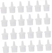 VICASKY Eyelash Grafting Adhesive Glue Bottle Tip Replacement 100pcs Set Prevents Clogging and Ensures Smooth Applicati