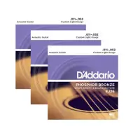 D'Addario EJ26 Acoustic Guitar Strings 3 Complete Sets UPC 019954122164