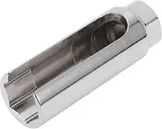 Oxygen Sensor Socket O2 Sensor Removal Tool for Most Car with Side Wire Cutout Chrome Vanadium Steel 90mm 1 Pcs Silver Tone 6 Point 22mm/0.87" 1/2inch