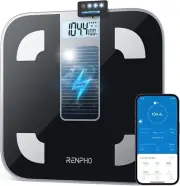 RENPHO Digital Scales for Body Weight, Battery-Free Weighing Bathroom Scales AU