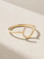 [Melissa Joy Manning] Melissa Joy Manning - 14-karat Recycled Gold Diamond Ring - 7 7 Gold
