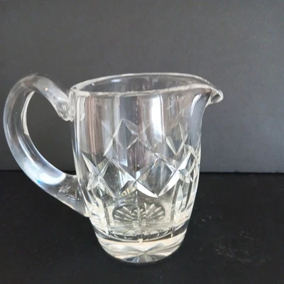 Waterford Crystal Kerry Cream Pitcher Cut Glass Jug 4”