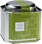 Tea Tonic Apple Tree Tea Loose Leaf Caddy Tin, Yellow-Green, 245 g
