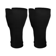 1 Pair Wrist Support Sleeves Wrist Compression Sleeves Unisex Black Size XL