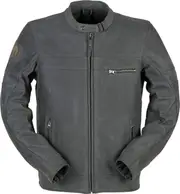 Furygan Glenn, leather jacket , color: Grey , size: 4XL