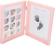 Footprint Photo Frame Desktop Adornment Footprint Picture Frame Picture Frames Neutral Nursery Wall Newborn Picture Frame Boy Picture Frame Photo PVC