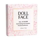 Doll Face All A-Glow Illuminating Face Powder 9g. Translucent Glow.