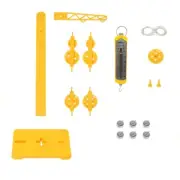 Mechanics Science Experiment Set with Pulley, Levers, Dynamometer Accessories