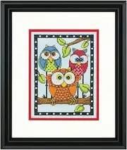 Dimensions Owl Trio Counted Cross Stitch Kit