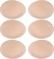 KESYOO 3 Pairs Round Soft Bra Inserts Pads Removable Sport Bra Cups Inserts Breast Sponge Enhancers Inserts Mats Insert Sport Bra Pad Sew in Bra Cup for Women Girls Skin Color M