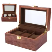Watch Display 3 Slots Storage Box Jewelry Collection Case Organiser Holder Gifts
